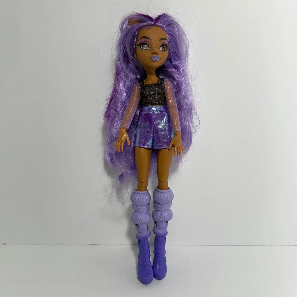 Monster High Clawdeen Wolf Skulltimate Secrets Fearidescent w Coffin Case